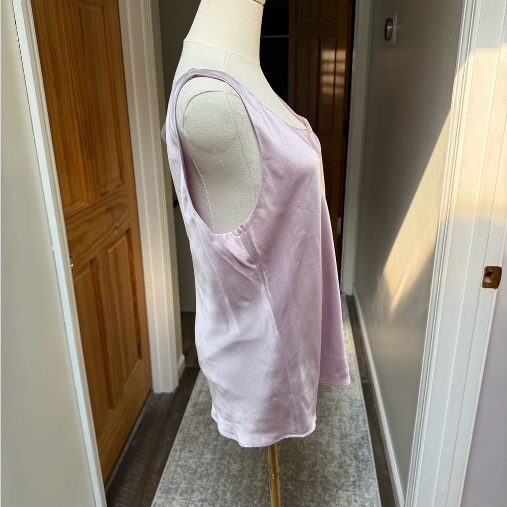 Lafayette 148 New York pale lilac tank - Picture 2 of 4